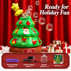 Christmas Tree Bubble Machine with Music & Lights