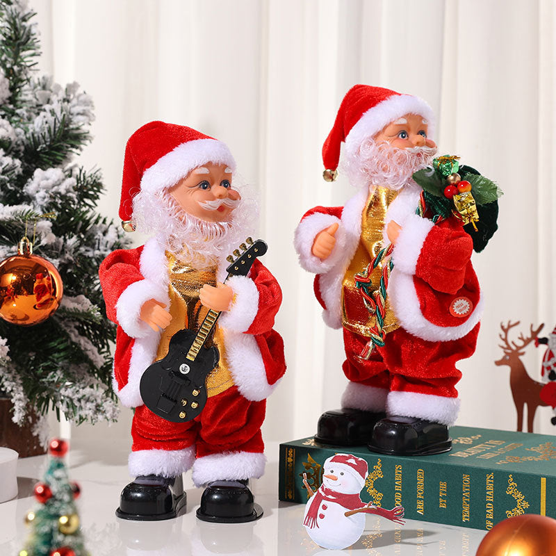 Musical Dancing Santa Christmas Decoration
