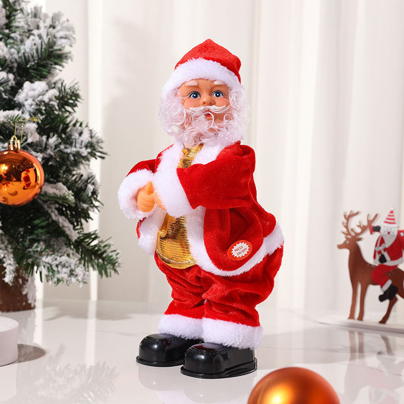 Musical Dancing Santa Christmas Decoration