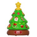 Christmas tree bubble machine on a white background