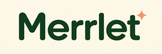 Merrlet logo with peach sparkle